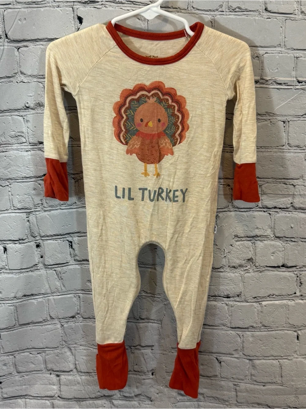 Little Sleepies Little Turkey Bamboo Crescent Zippie